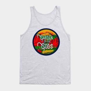 Garden of the Gods Vintage Travel Decal Tank Top